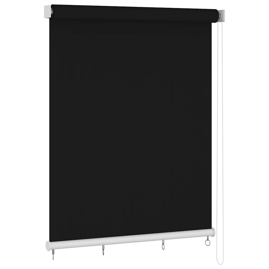 Tenda a Rullo per Esterni 225(L)x230(A) cm nera