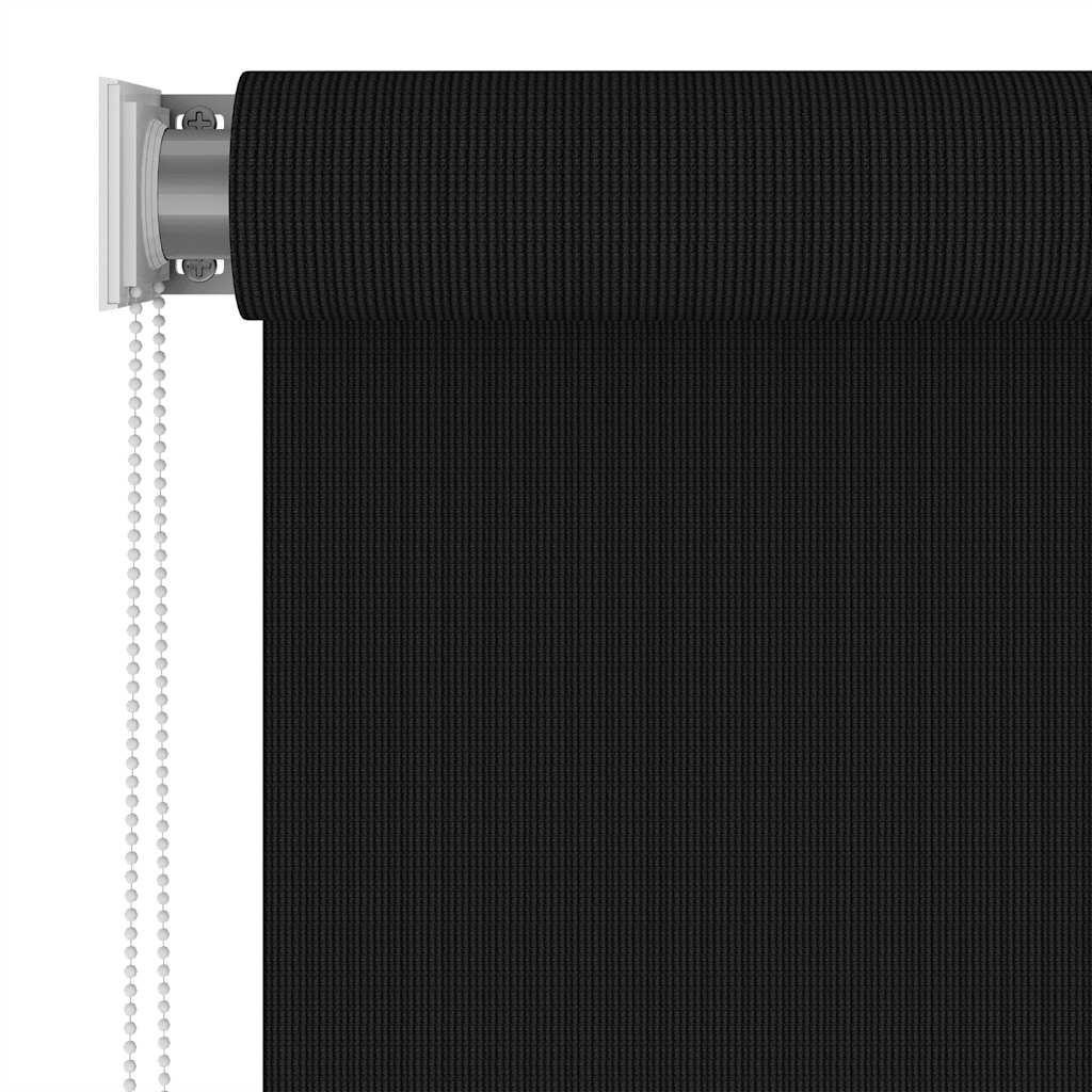 Tenda a Rullo per Esterni 225(L)x230(A) cm nera