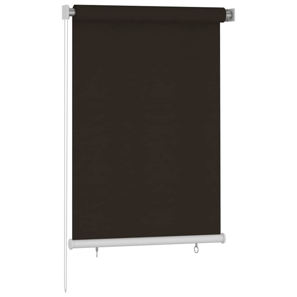 Tenda a Rullo per Esterni 105(L)x140(A) cm Marrone HDPE