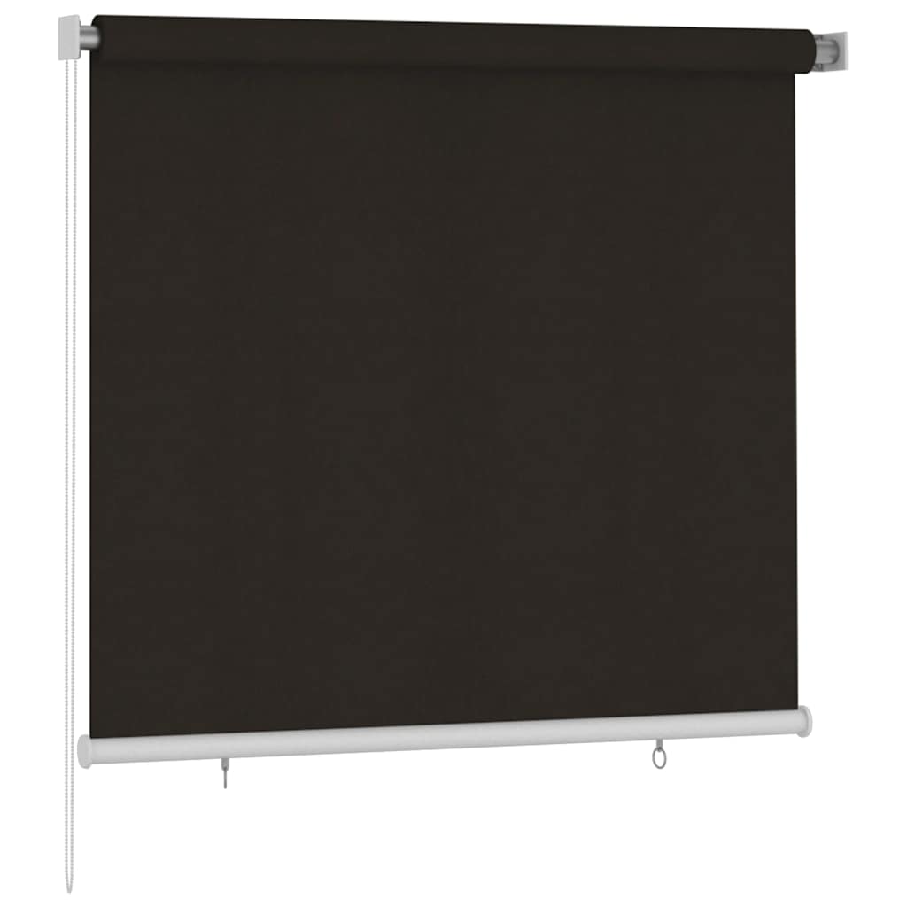 Tenda a Rullo per Esterni 165(L)x140(A) cm Marrone HDPE