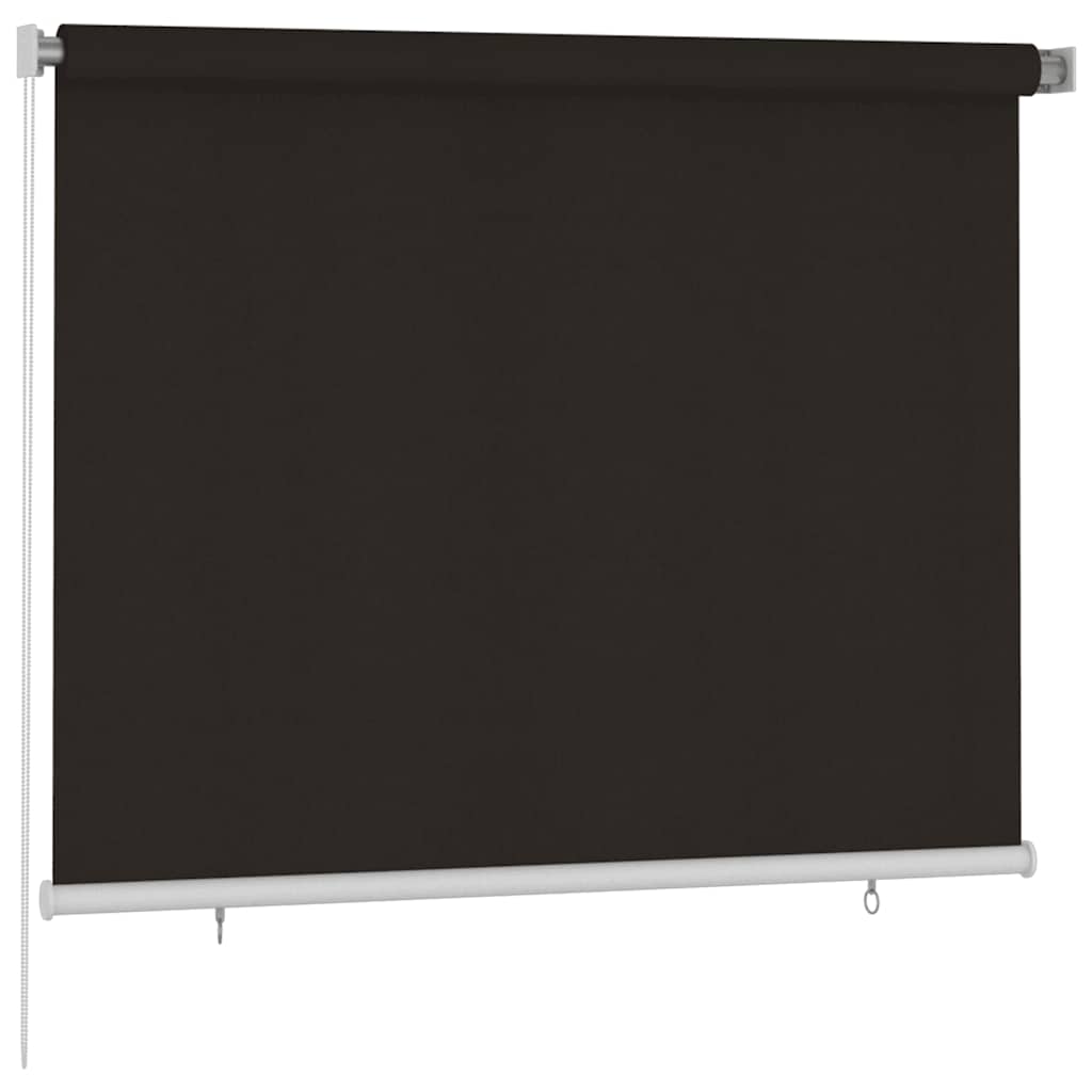 Tenda a Rullo per Esterni 185(L)x140(A) cm Marrone HDPE