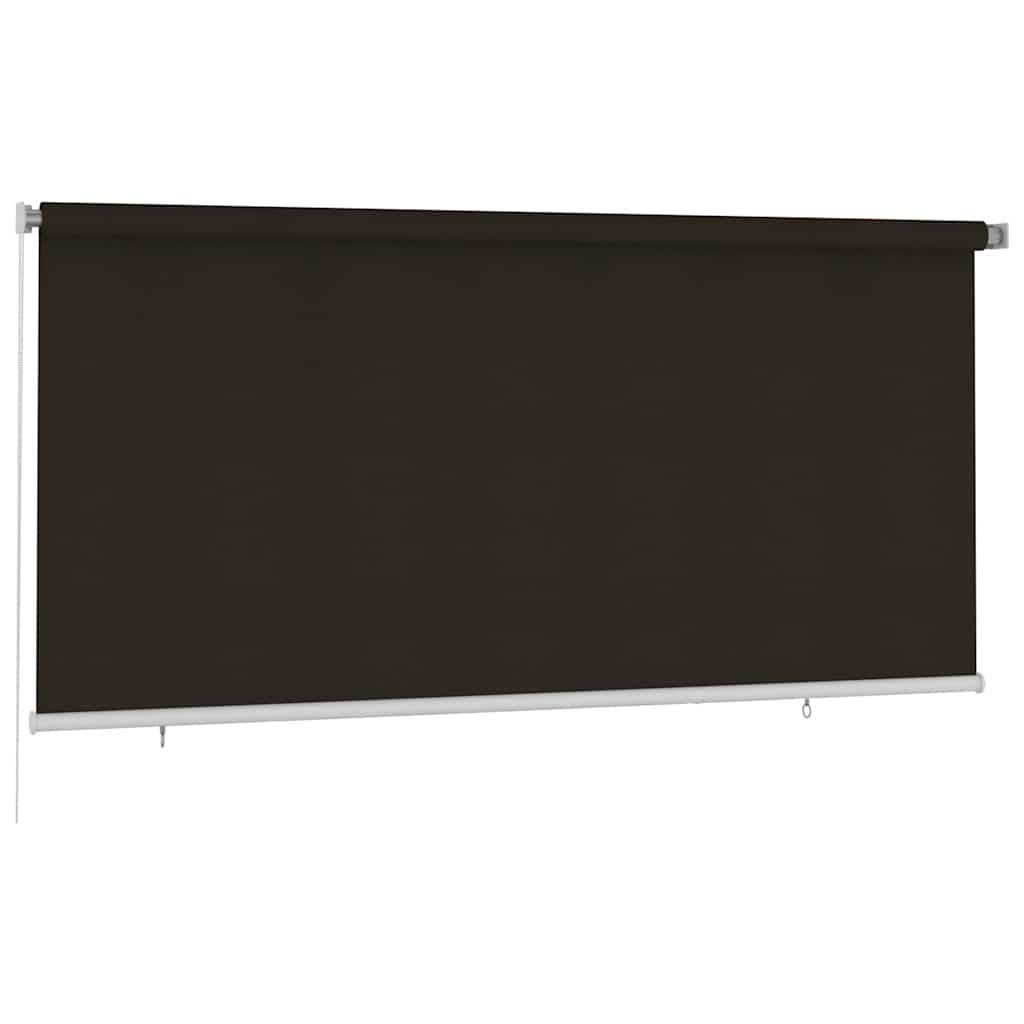 Tenda a Rullo per Esterni 305(L)x140(A) cm Marrone HDPE