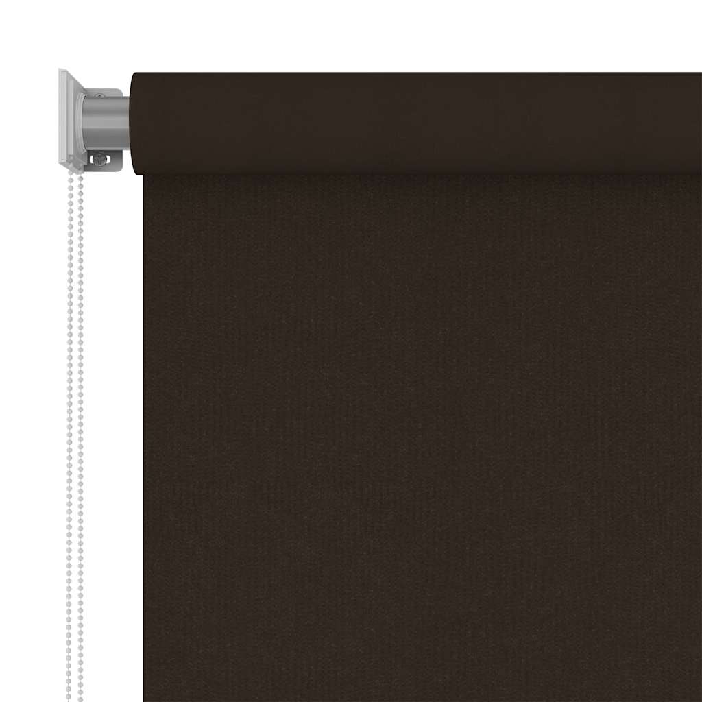 Tenda a Rullo per Esterni 405(L)x140(A) cm Marrone HDPE