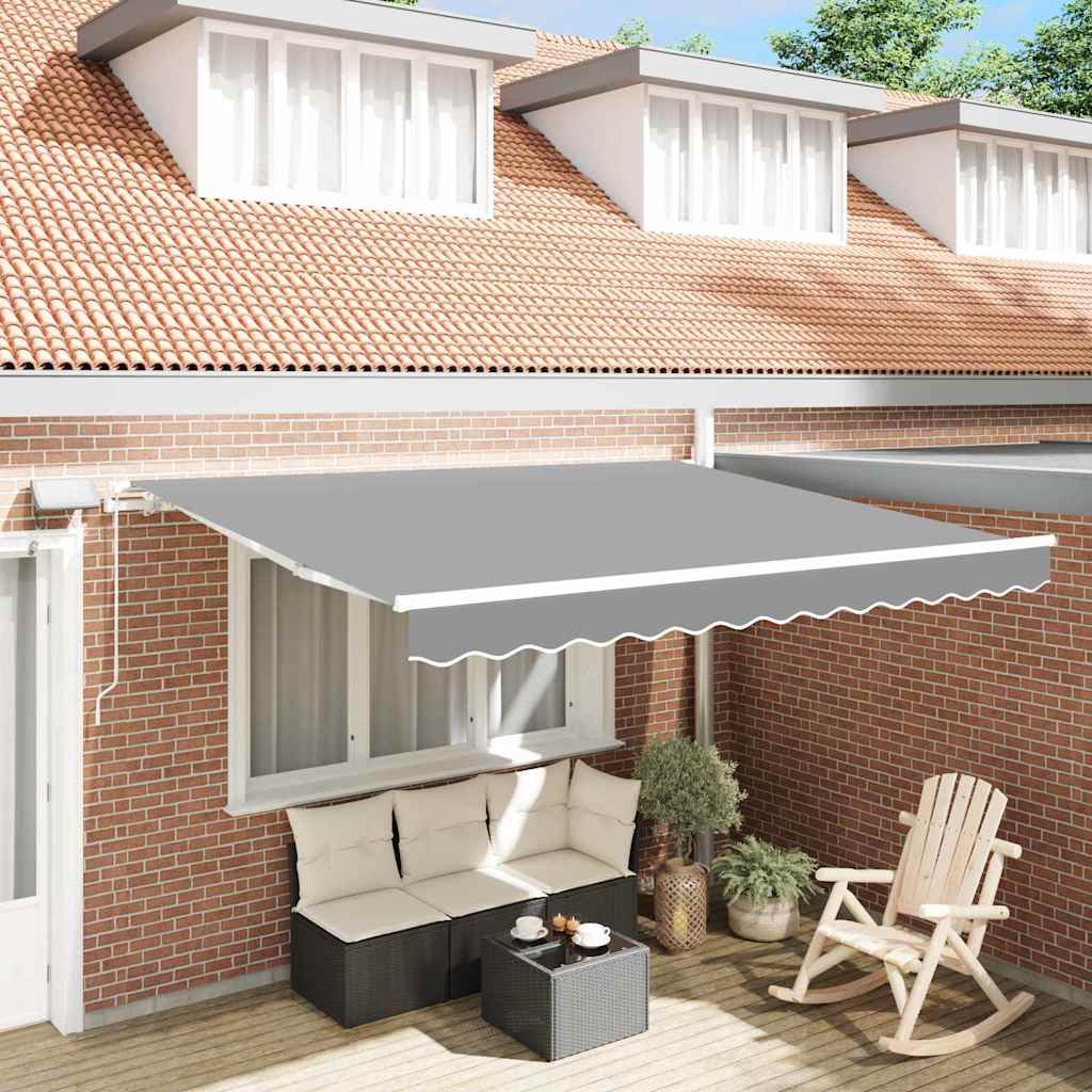 Struttura della tenda Bianco 350 x 250 cm Alluminio