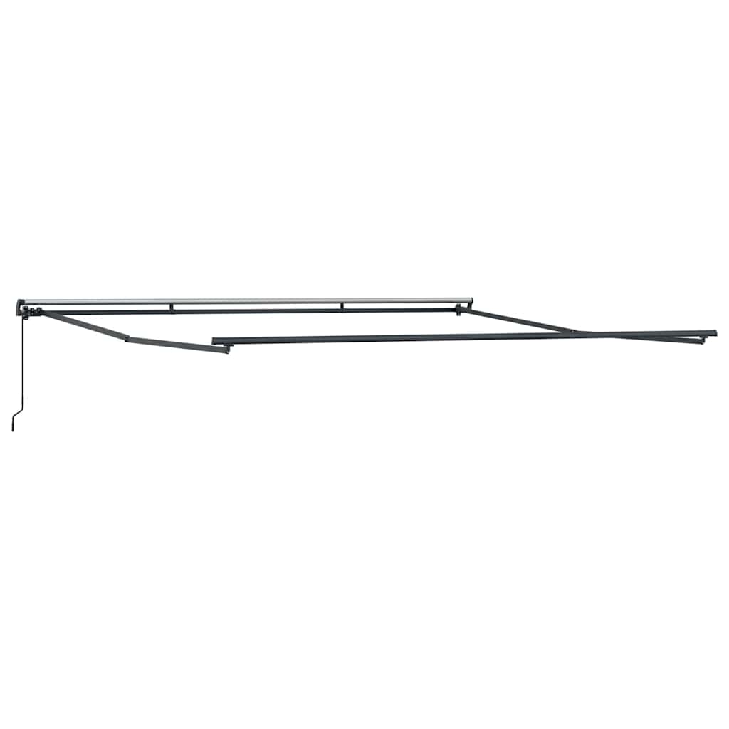 Struttura della tenda Antracite 500 × 350 cm Alluminio