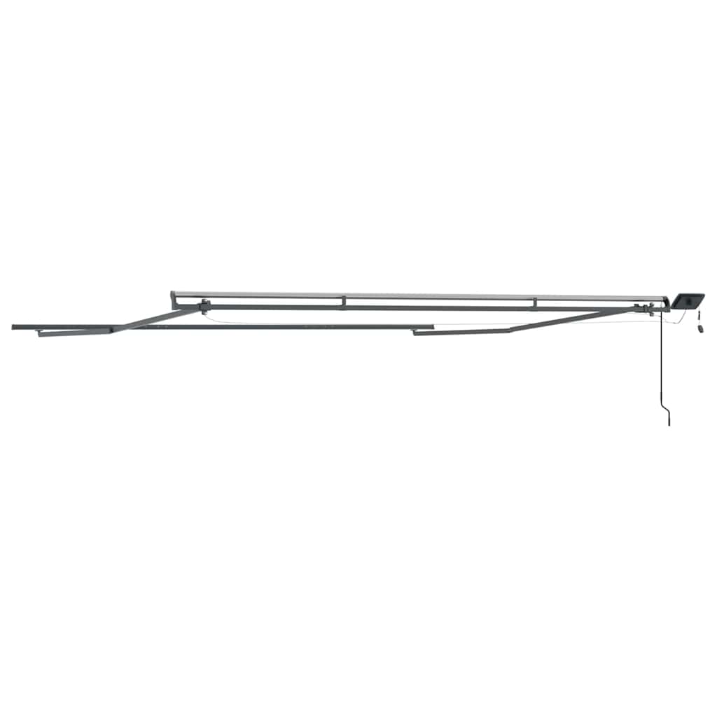 Struttura della tenda Antracite 500 × 350 cm Alluminio
