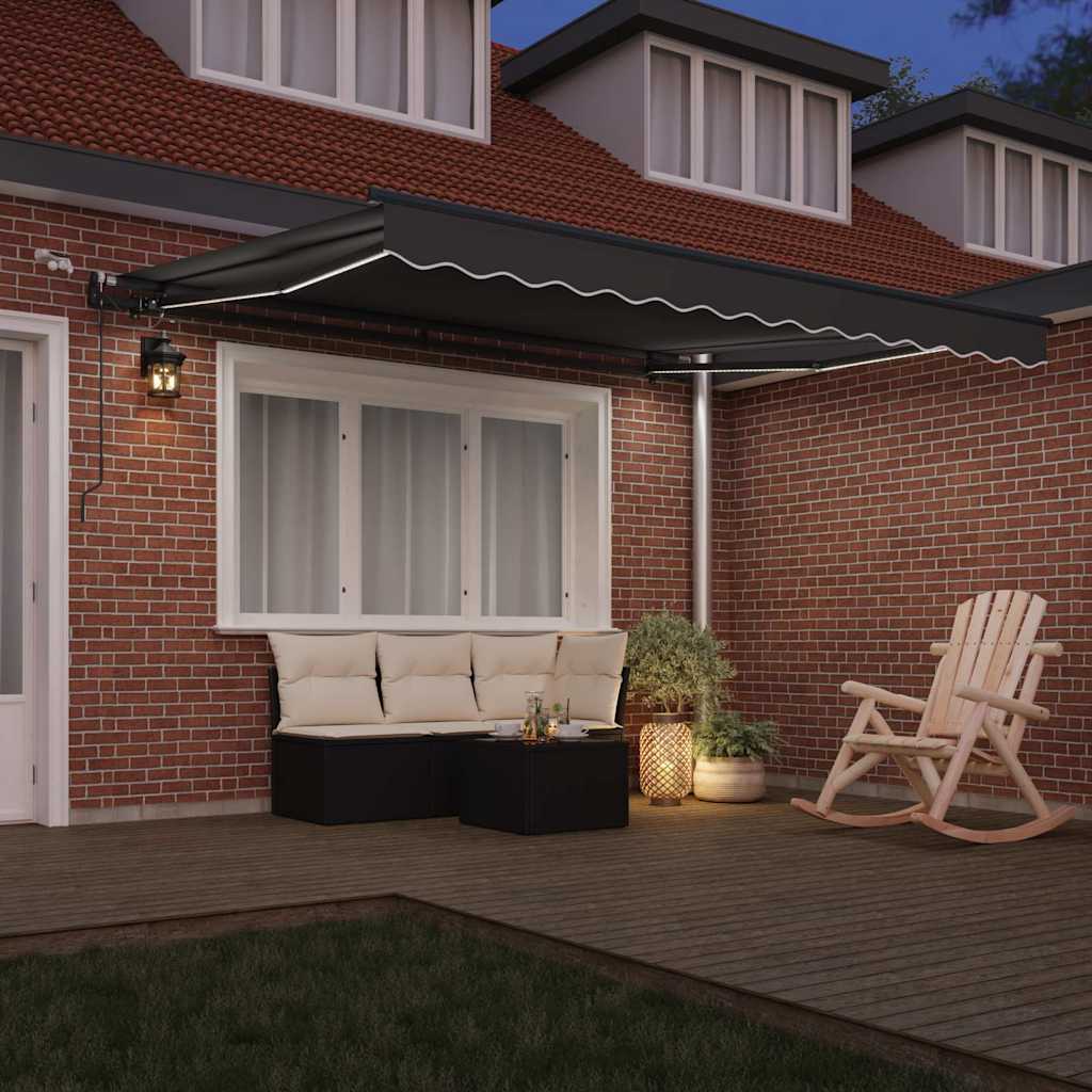 Struttura della tenda Antracite 300 x 250 cm Alluminio