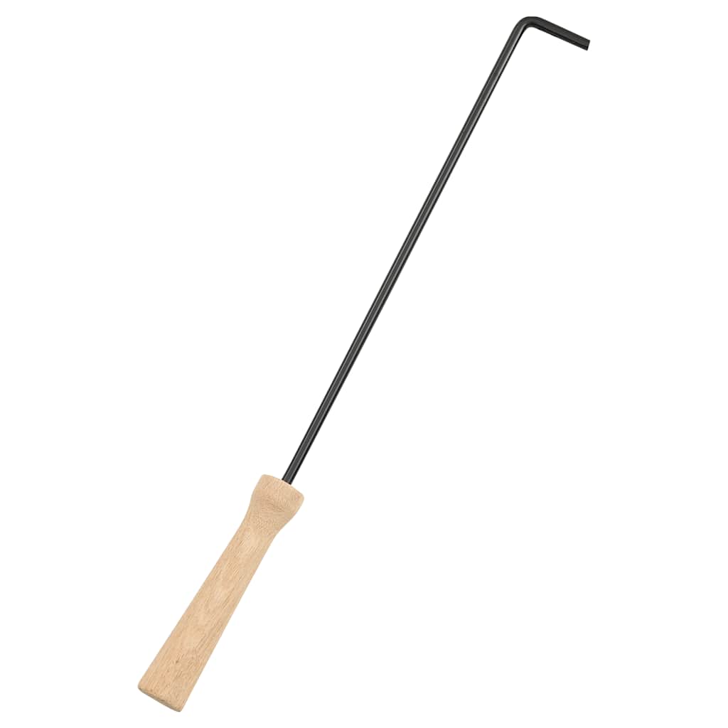Braciere e Barbecue 2in1 e Attizzatoio 56x56x49cm Acciaio Inox