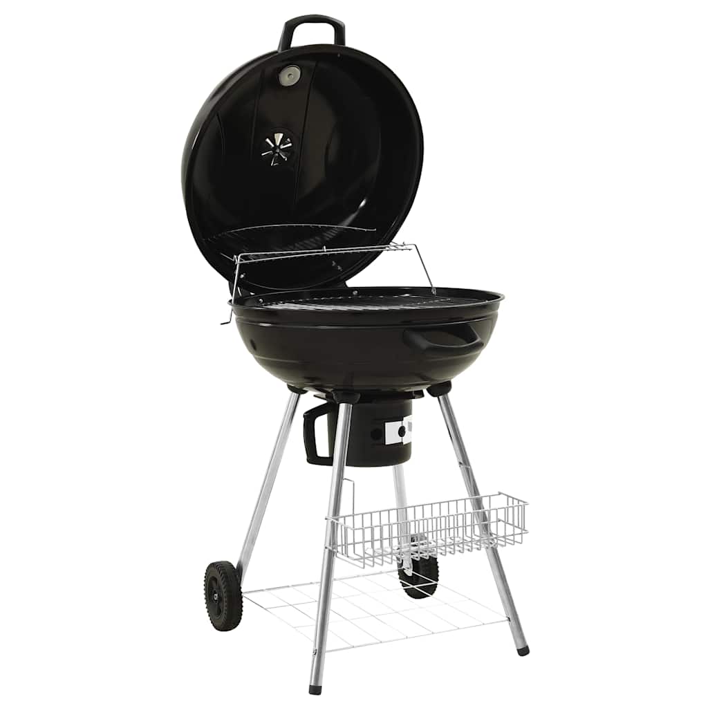 Griglia Barbecue a Carbone 73x58x96 cm Acciaio