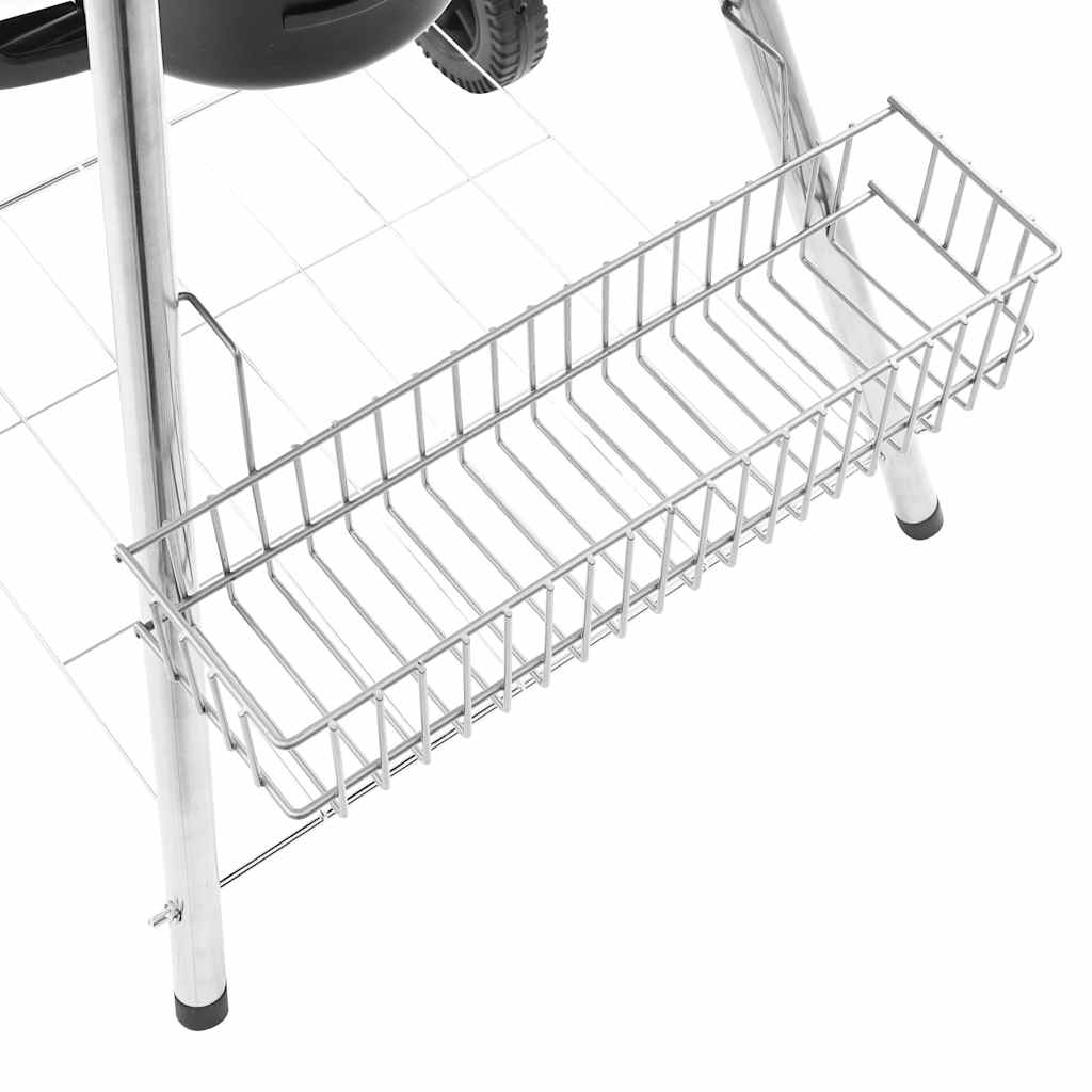 Griglia Barbecue a Carbone 73x58x96 cm Acciaio