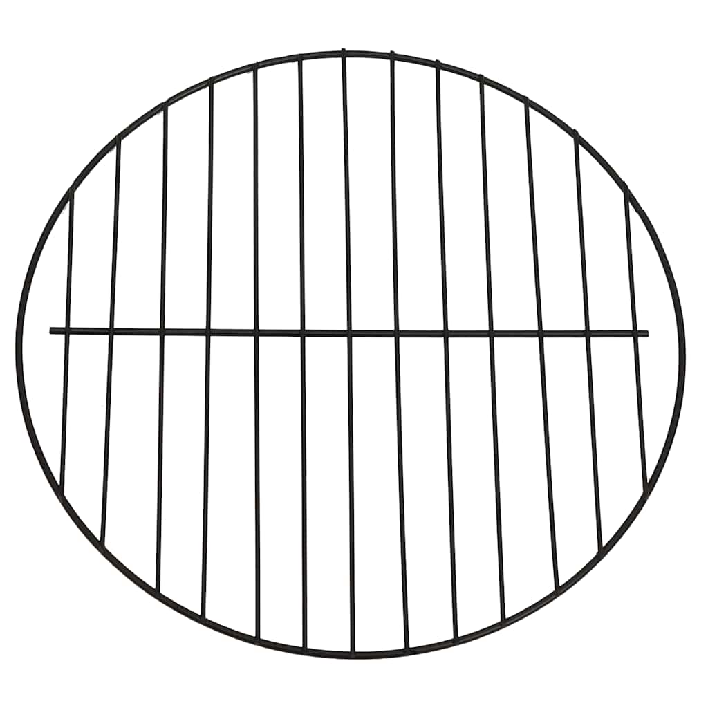 Braciere e Barbecue 2in1 e Attizzatoio 59x59x60 cm Acciaio Inox