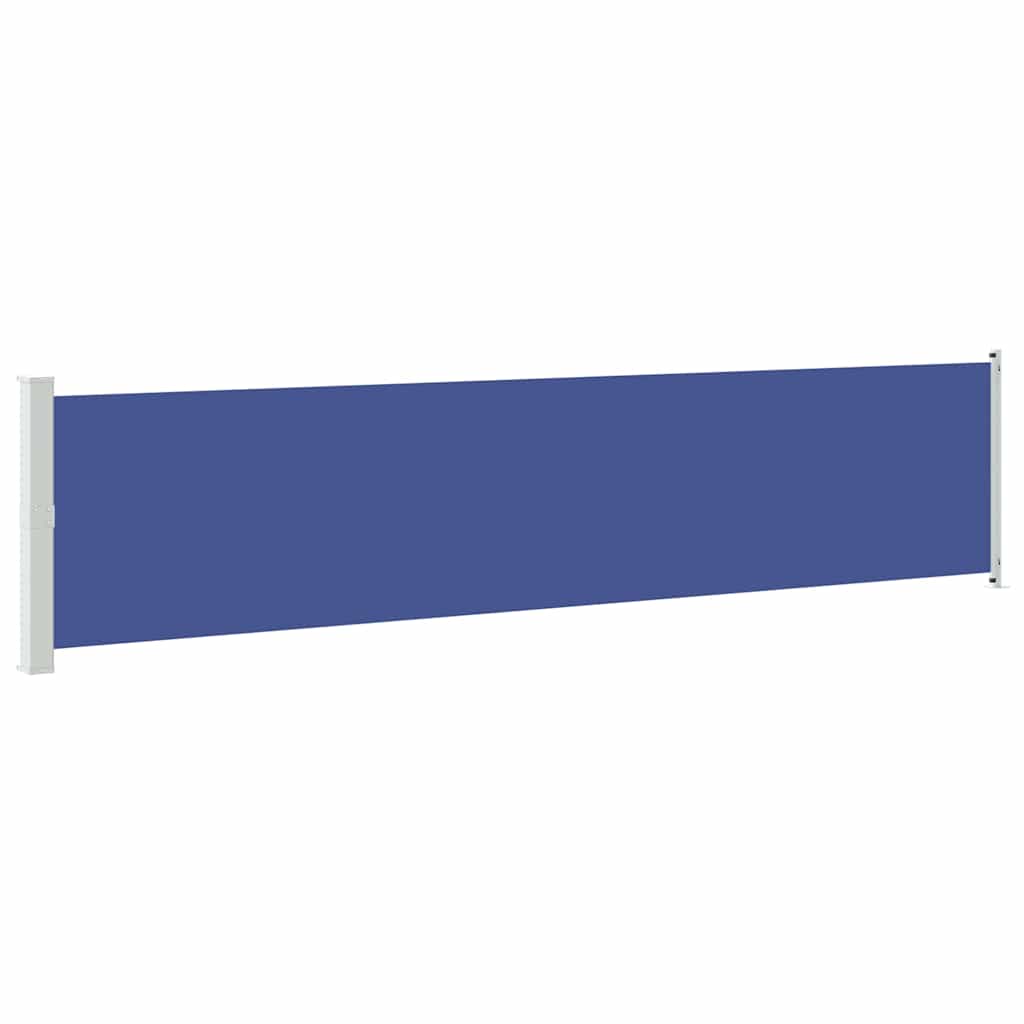 Tenda Laterale Retrattile per Patio 140x600 cm Blu