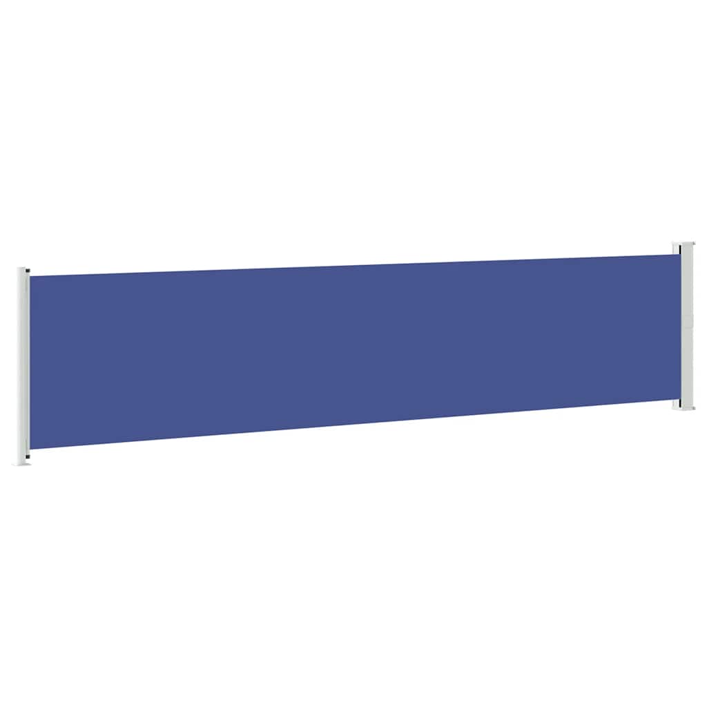 Tenda Laterale Retrattile per Patio 140x600 cm Blu