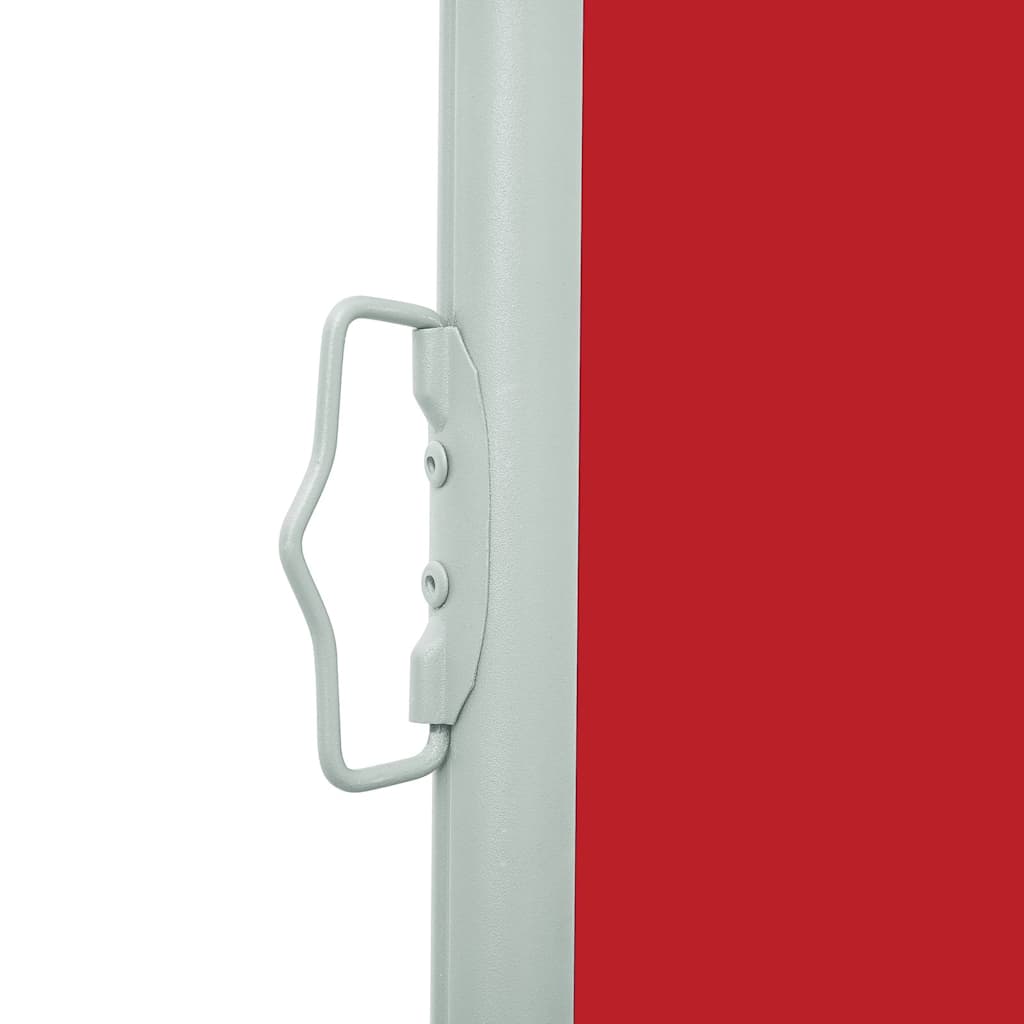 Tenda Laterale Retrattile per Patio 140x600 cm Rossa