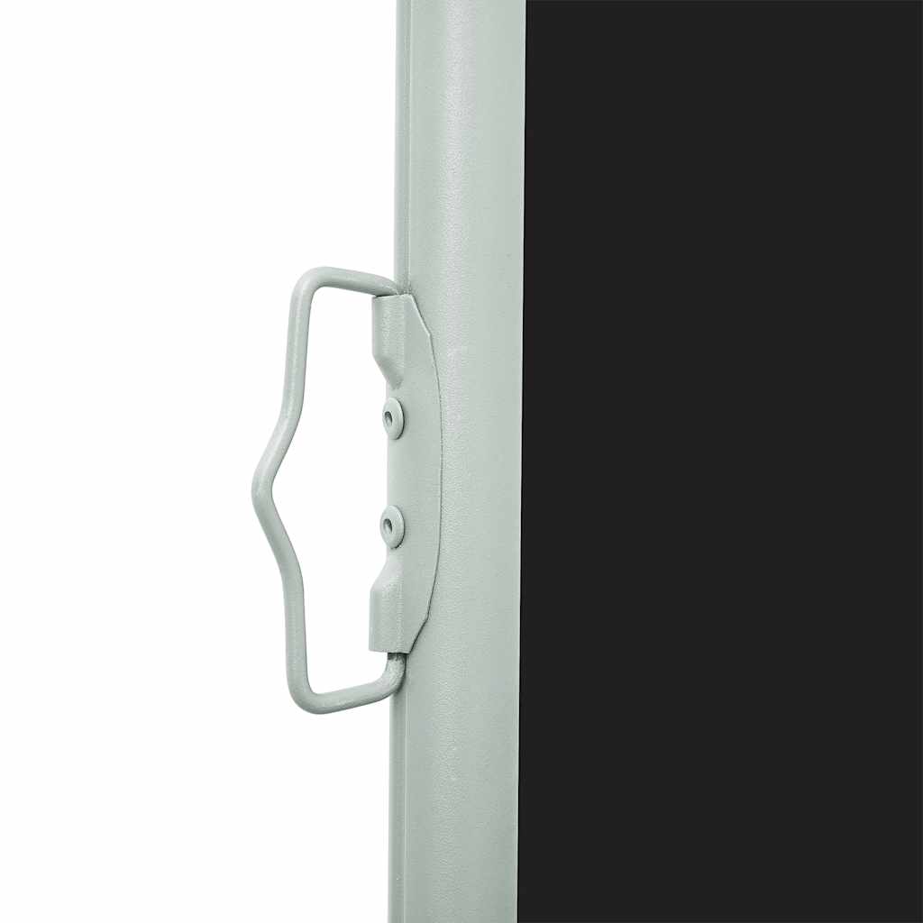 Tenda Laterale Retrattile per Patio 600x160 cm Nera