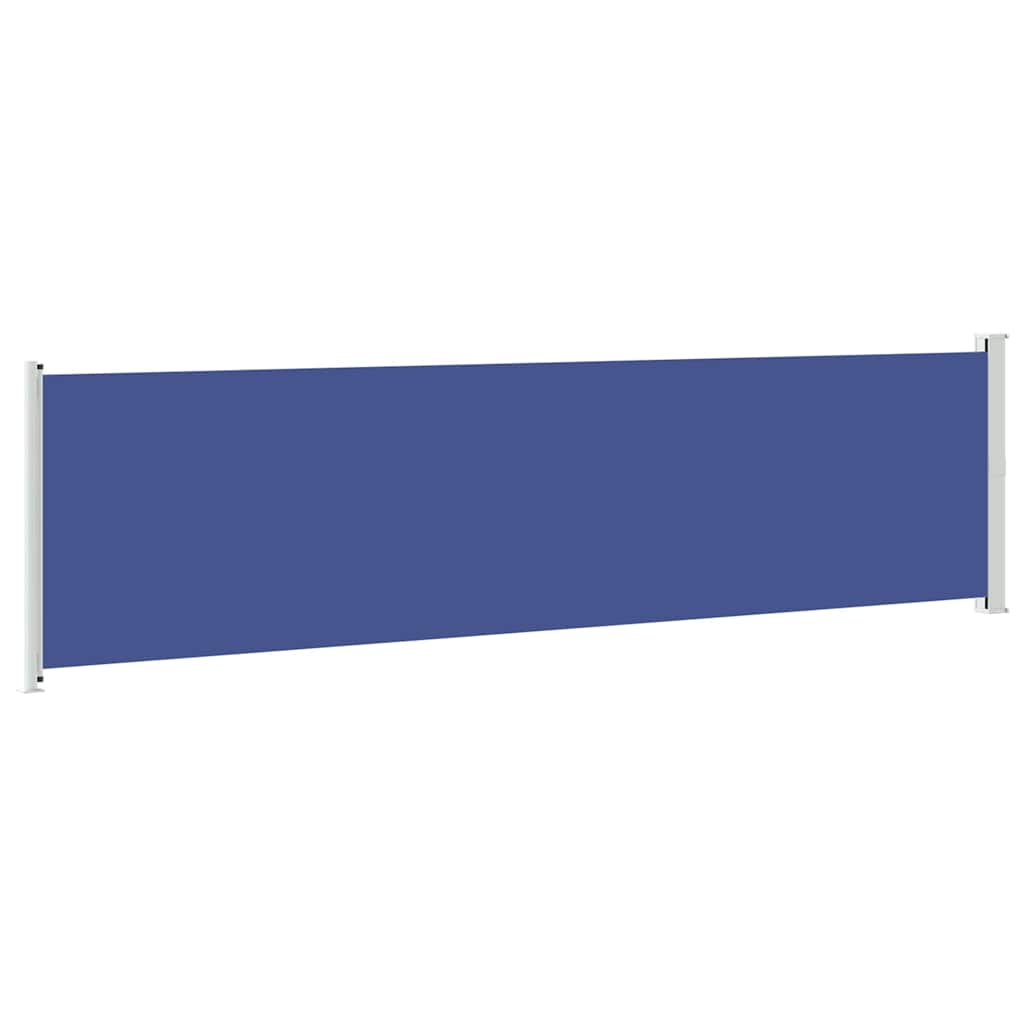Tenda Laterale Retrattile per Patio 600x160 cm Blu