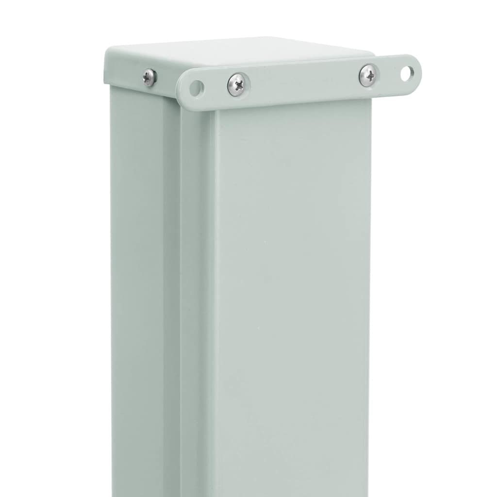 Tenda Laterale Retrattile per Patio 614x160 cm Grigia