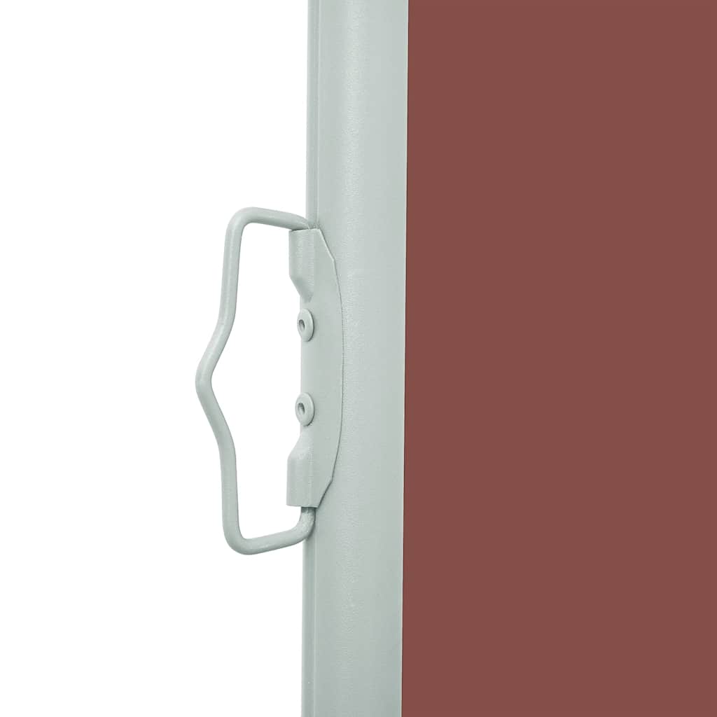 Tenda Laterale Retrattile per Patio 614x160 cm Marrone