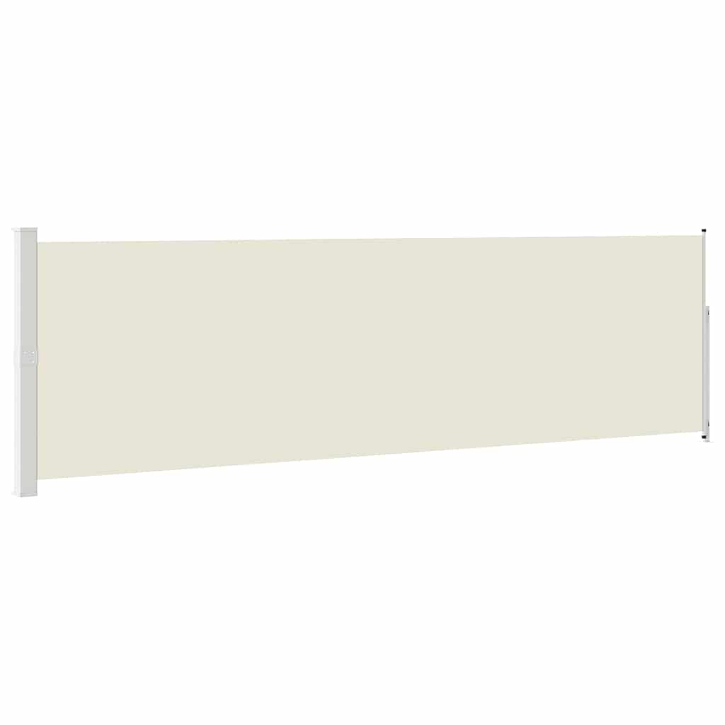 Tenda Laterale Retrattile per Patio 600x170 cm Crema