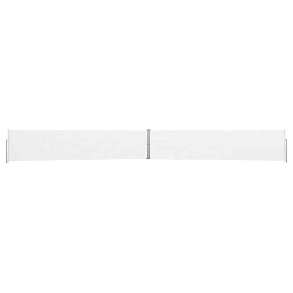 Tenda Laterale Retrattile per Patio 140x1200 cm Crema
