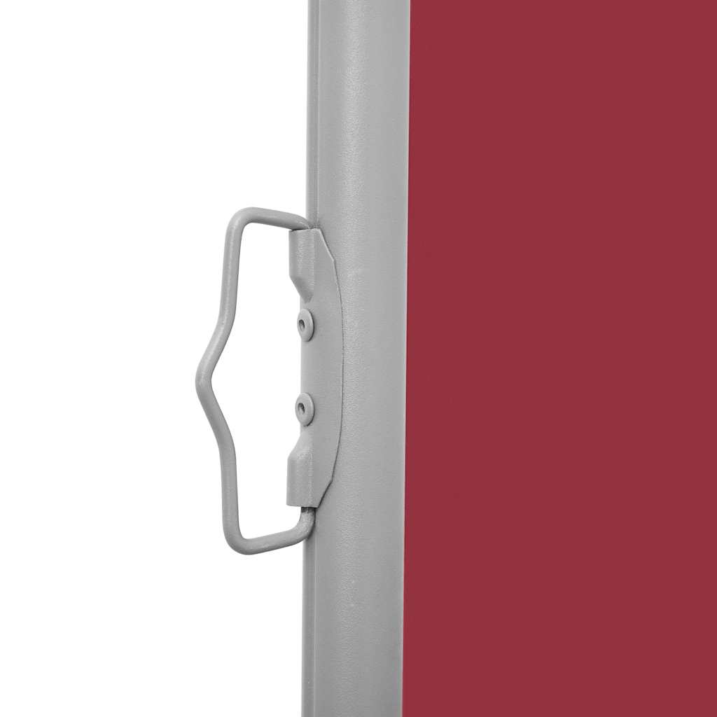 Tenda Laterale Retrattile per Patio 140x1200 cm Rossa