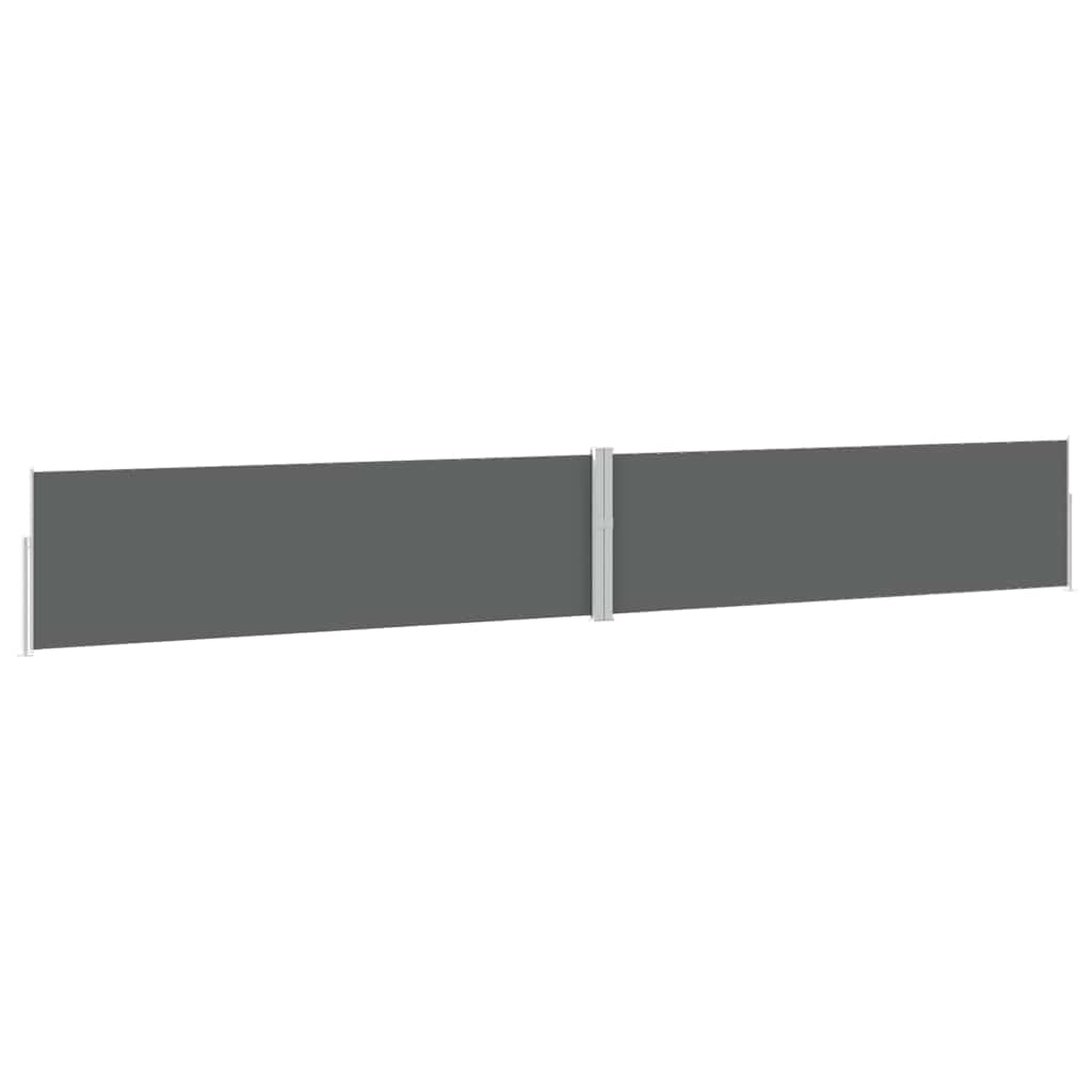 Tenda Laterale Retrattile per Patio 170x1200 cm Antracite