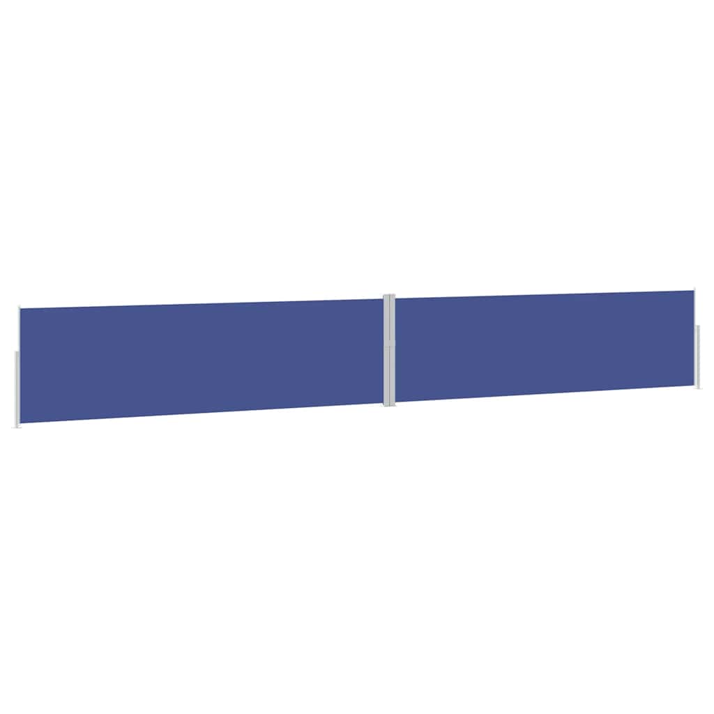 Tenda Laterale Retrattile per Patio 170x1200 cm Blu