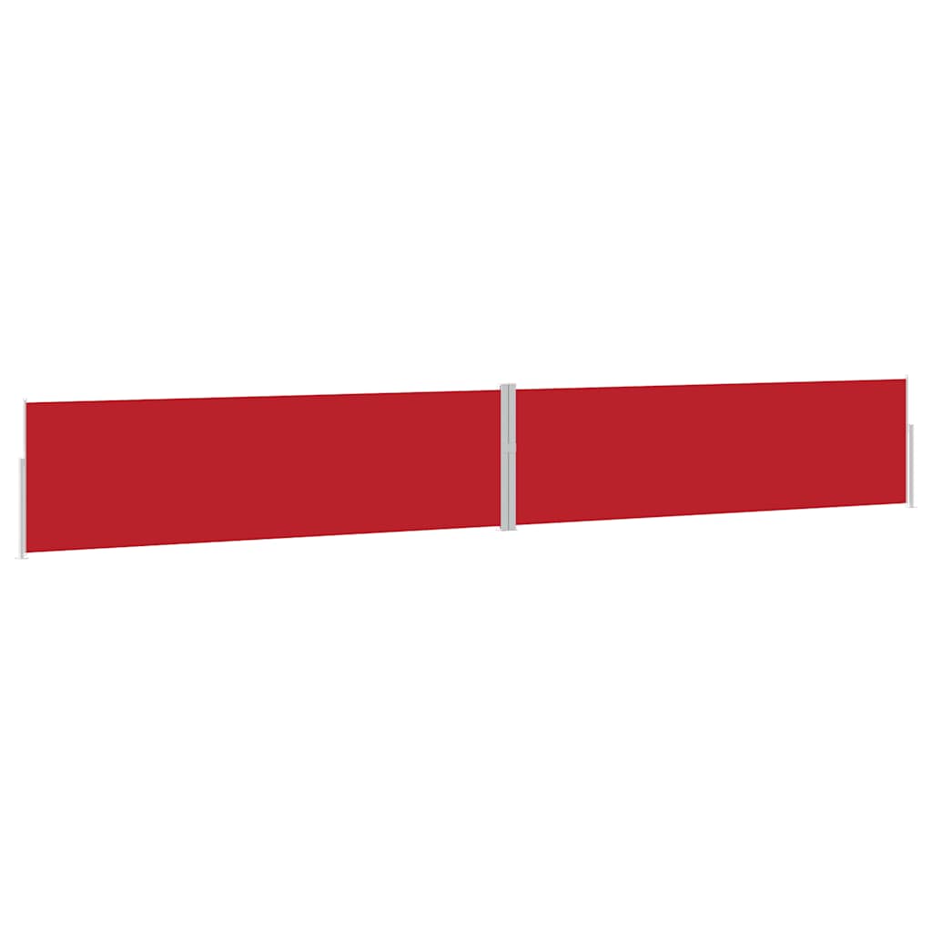 Tenda Laterale Retrattile per Patio 170x1200 cm Rossa