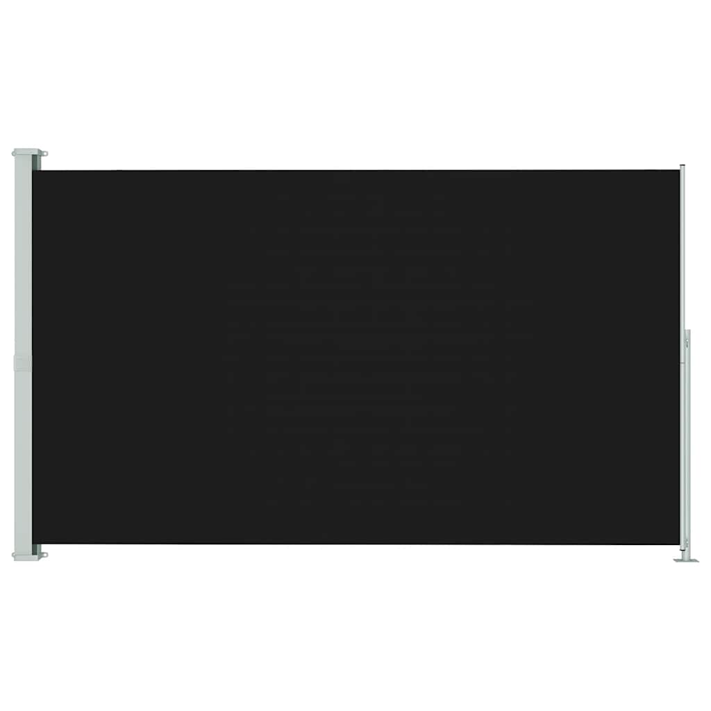 Tenda Laterale Retrattile per Patio 180x314 cm Nera