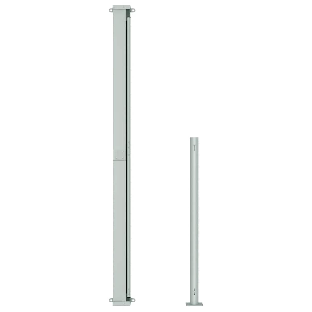 Tenda Laterale Retrattile per Patio 180x314 cm Nera