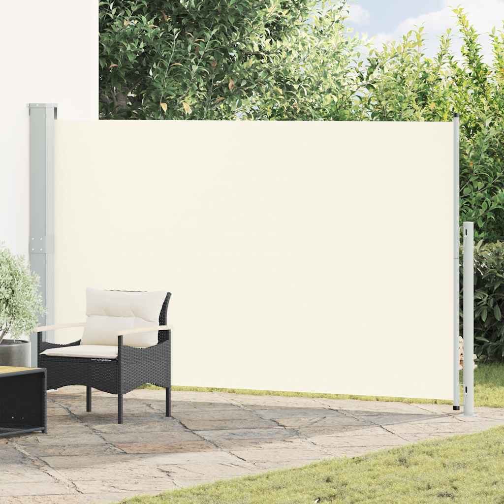Tenda Laterale Retrattile per Patio 180x314 cm Crema