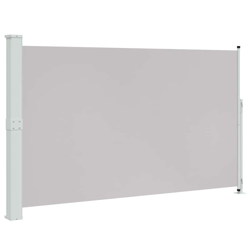 Tenda Laterale Retrattile per Patio 180x314 cm Grigia