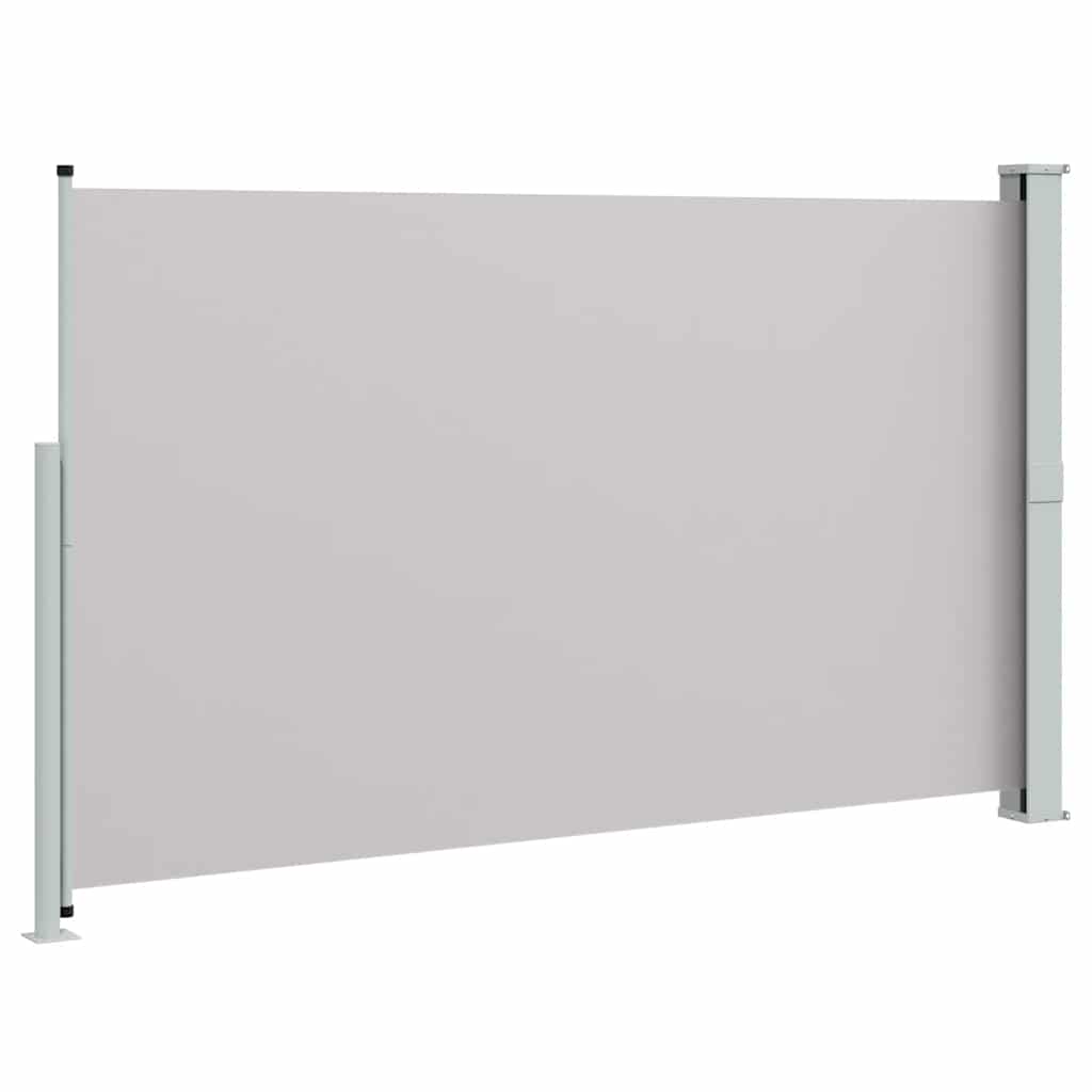 Tenda Laterale Retrattile per Patio 180x314 cm Grigia