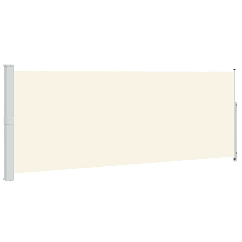 Tenda Laterale Retrattile per Patio 180x514 cm Crema