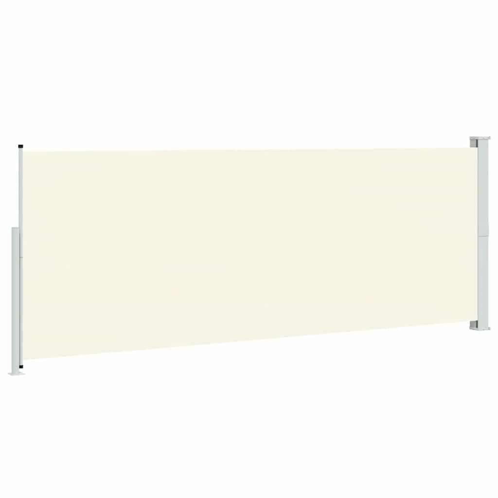 Tenda Laterale Retrattile per Patio 180x514 cm Crema