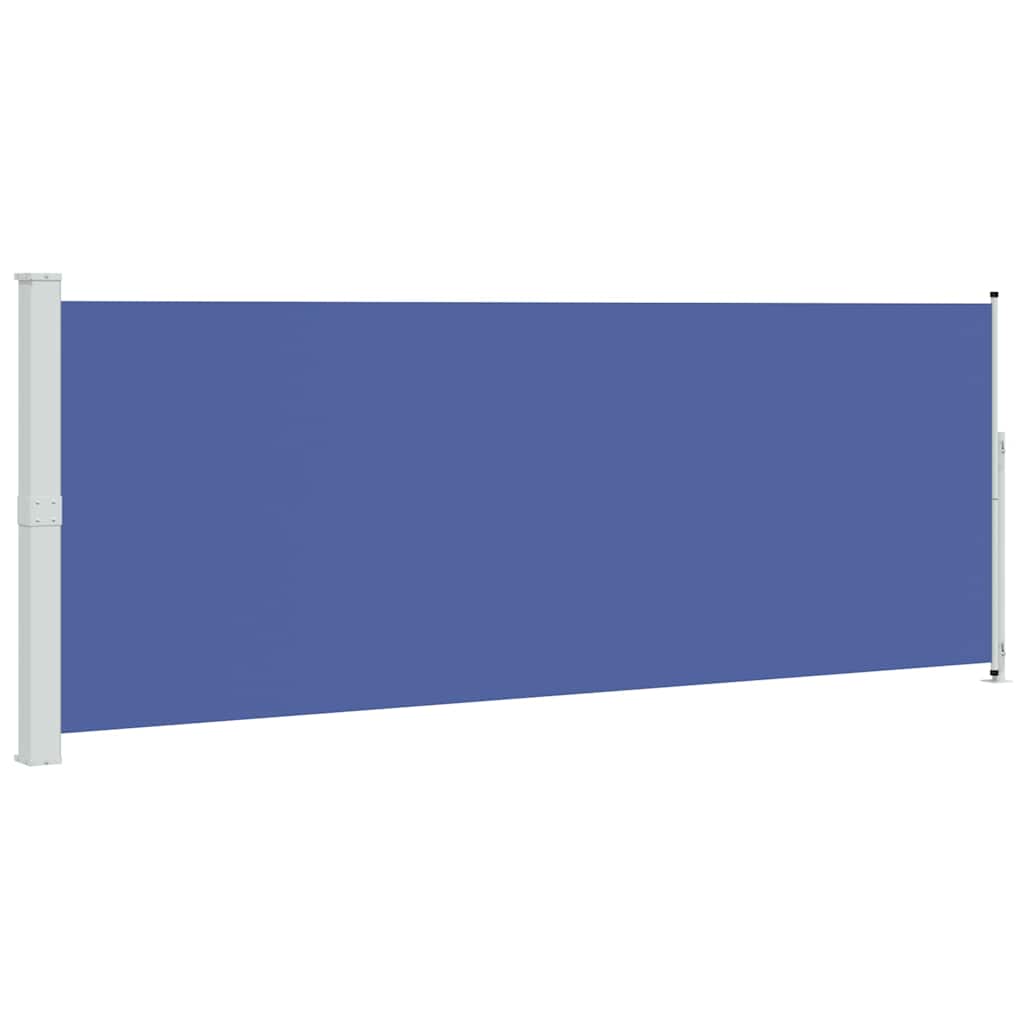Tenda Laterale Retrattile per Patio 180x500 cm Blu