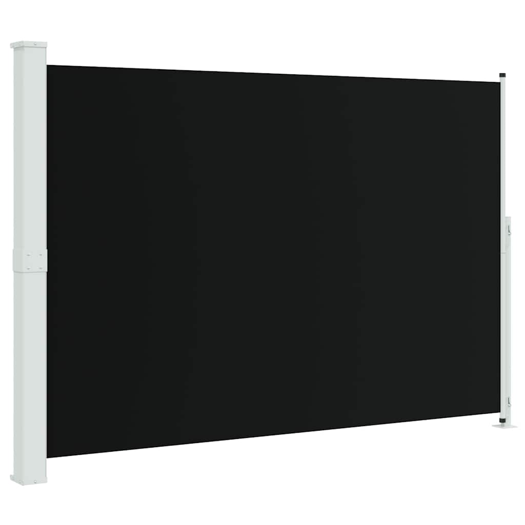Tenda Laterale Retrattile per Patio 200x314 cm Nero
