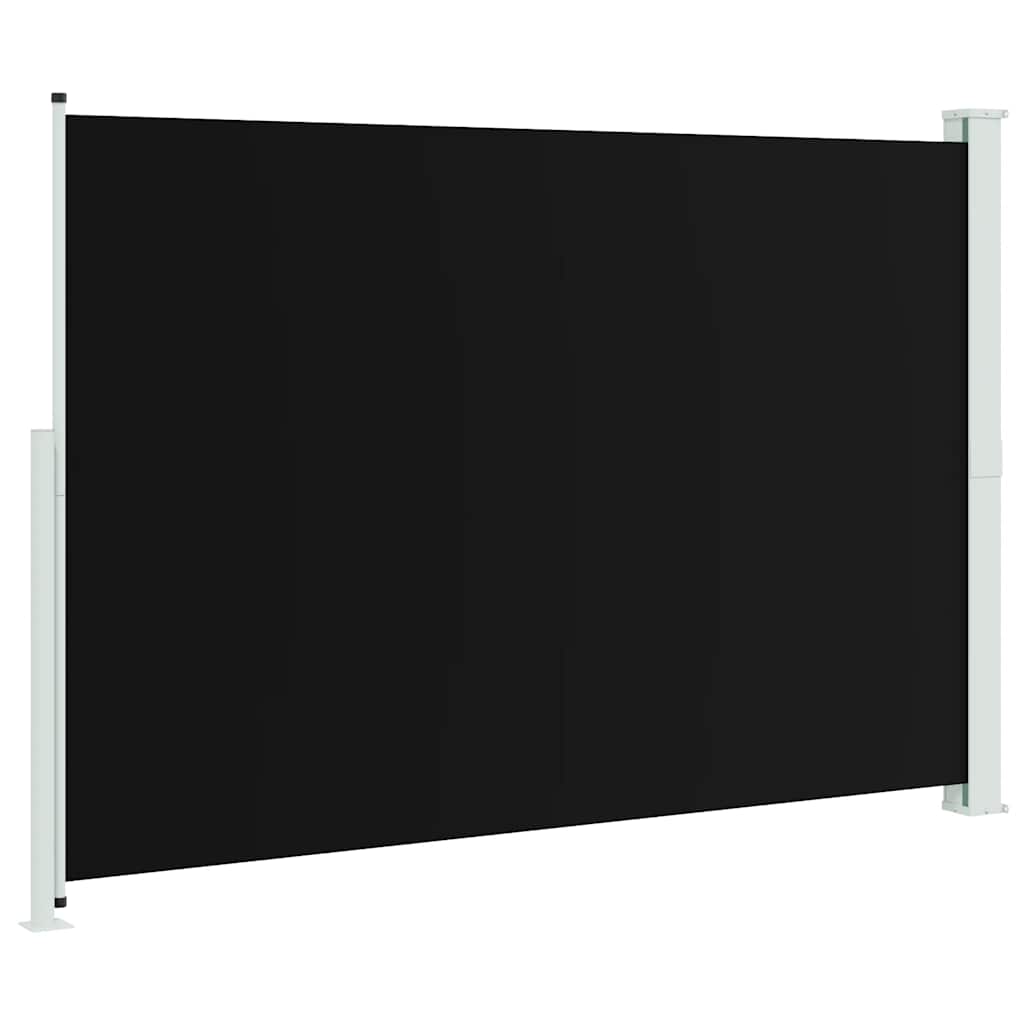 Tenda Laterale Retrattile per Patio 200x314 cm Nero