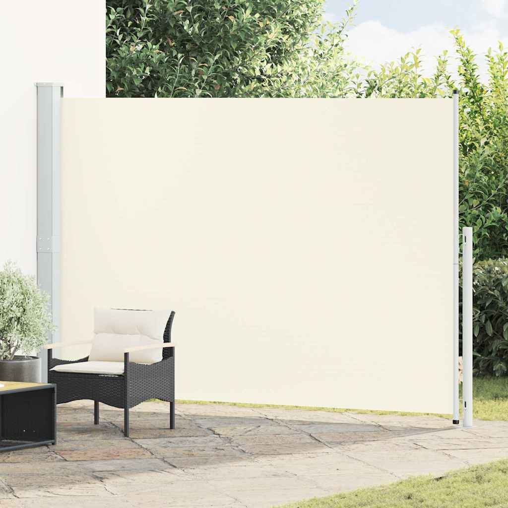 Tenda Laterale Retrattile per Patio 200x314 cm Crema
