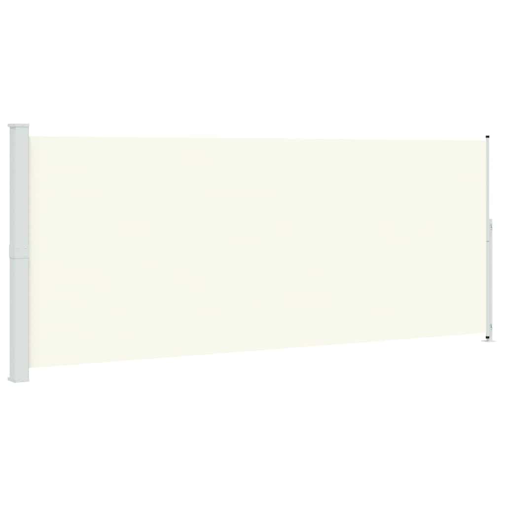 Tenda Laterale Retrattile per Patio 200x514 cm Crema