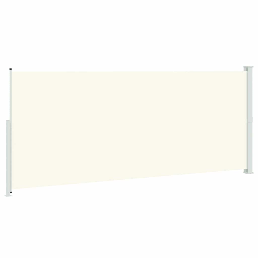 Tenda Laterale Retrattile per Patio 200x514 cm Crema