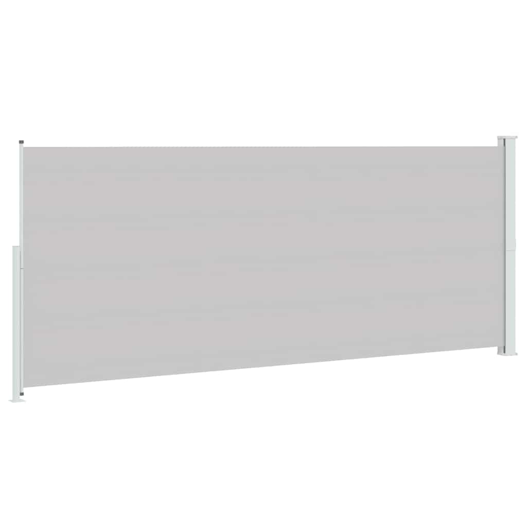 Tenda Laterale Retrattile per Patio 200x514 cm Grigia
