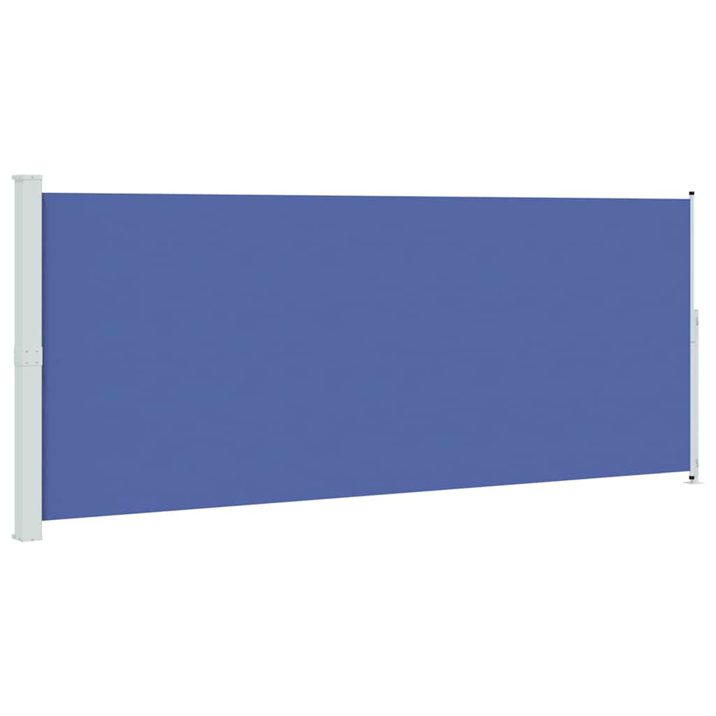 Tenda Laterale Retrattile per Patio 200x500 cm Blu