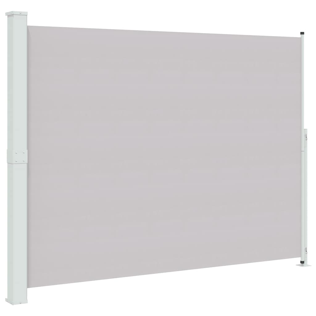 Tenda Laterale Retrattile per Patio 220x314 cm Grigia