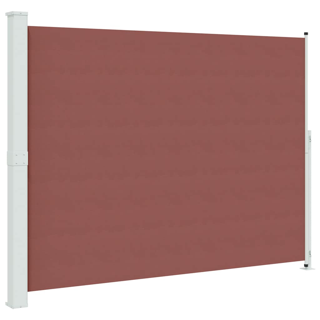 Tenda Laterale Retrattile per Patio 220x300 cm Marrone