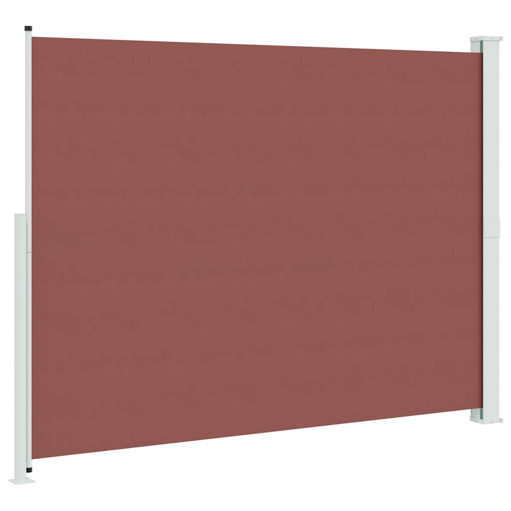 Tenda Laterale Retrattile per Patio 220x300 cm Marrone