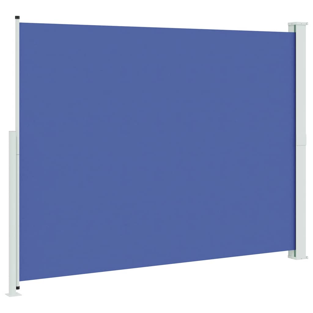 Tenda Laterale Retrattile per Patio 220x314 cm Blu