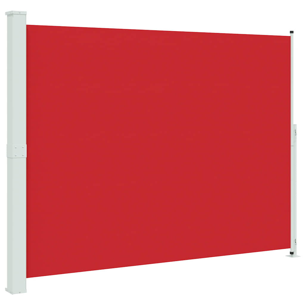 Tenda Laterale Retrattile per Patio 220x300 cm Rossa