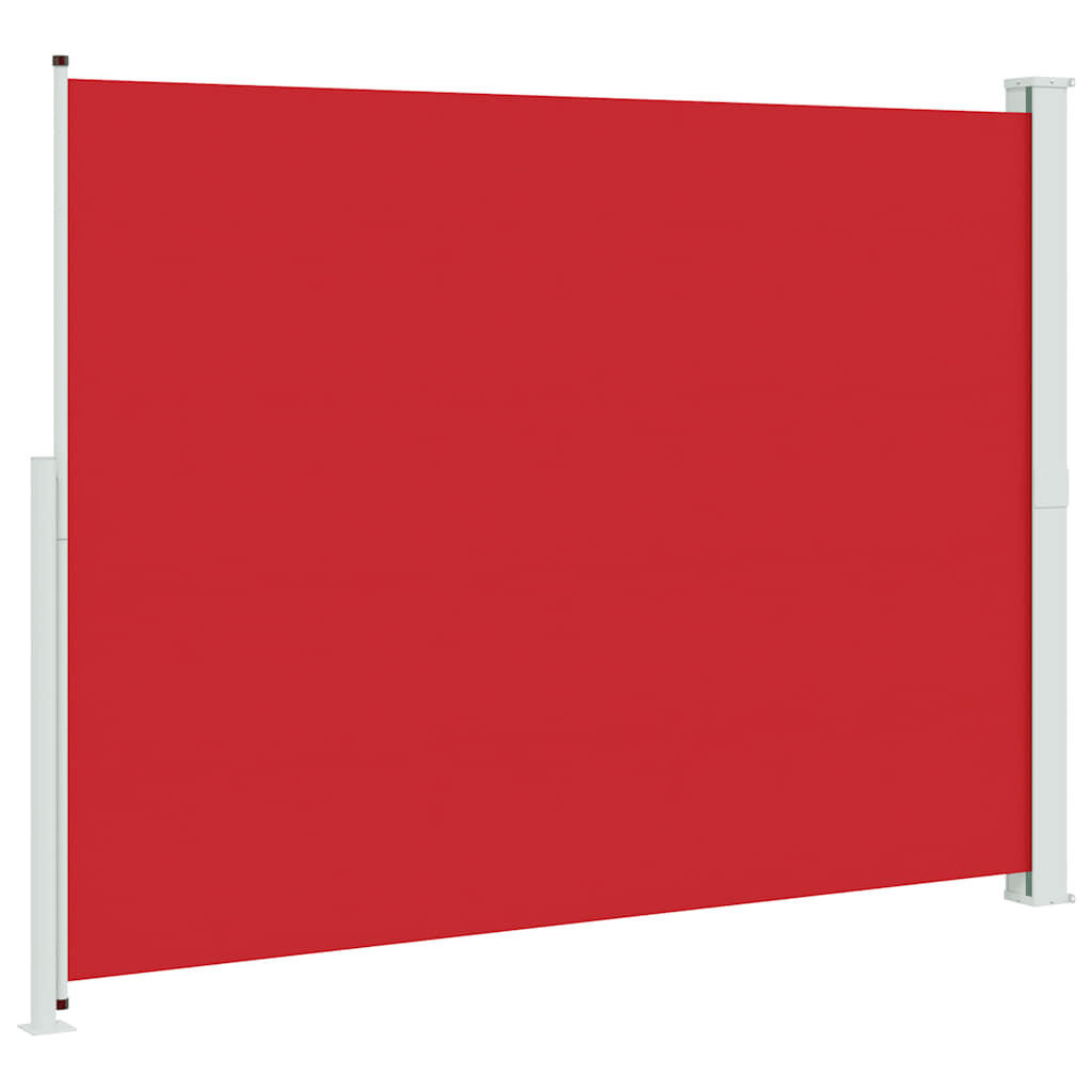 Tenda Laterale Retrattile per Patio 220x300 cm Rossa