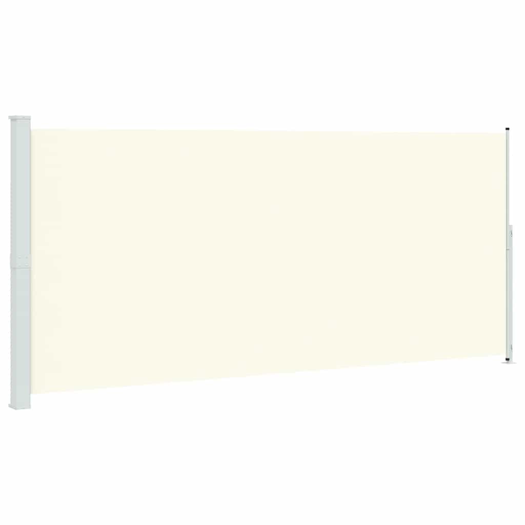Tenda Laterale Retrattile per Patio 220x514 cm Crema